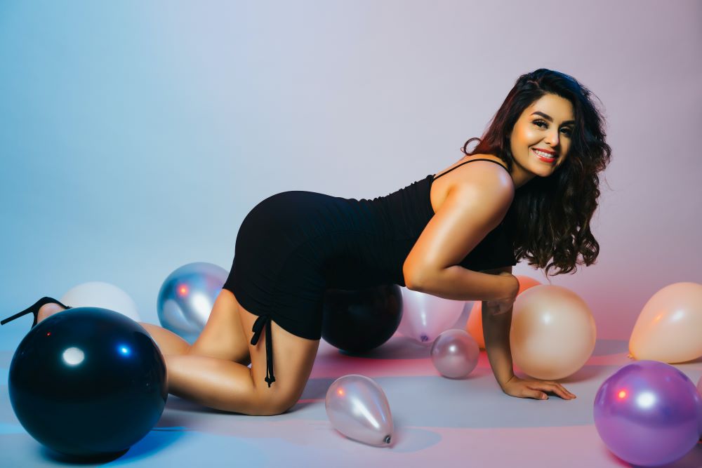 all-black party outfits